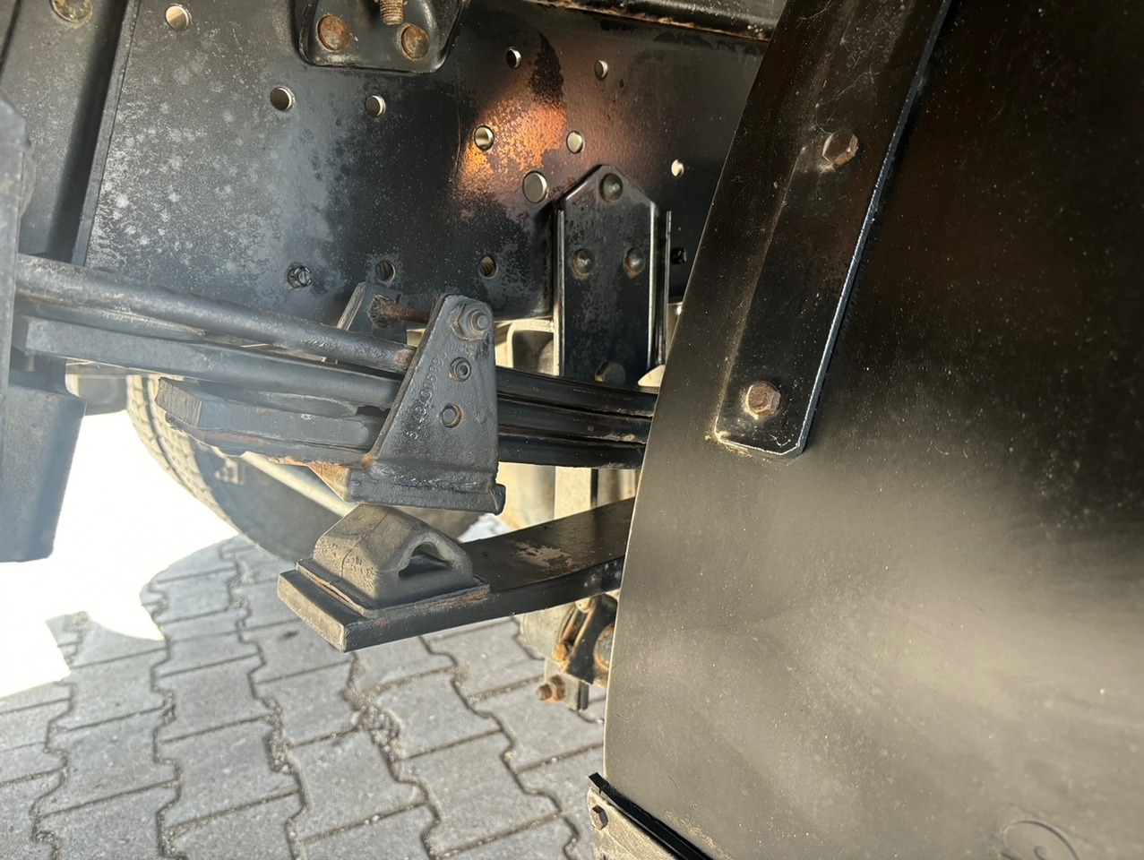 Camion plateau, Camion grue MAN 8.163 L2000 Pritsche+Kran Hiab 035: photos 8