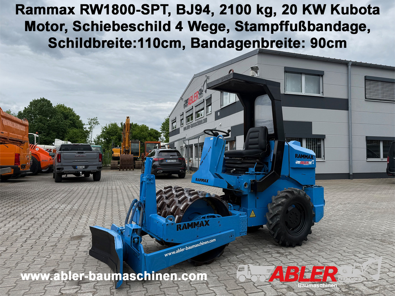 Rammax RW1800 SPT Erdbauwalze mit Schild - Compacteur: photos 1 Rammax RW1800 SPT Erdbauwalze mit Schild - Compacteur: photos 1
