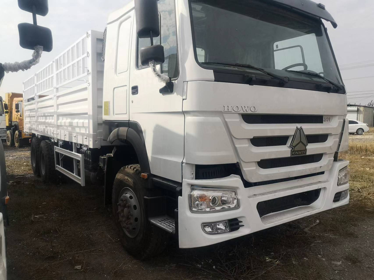 SINOTRUK HOWO LIVESTOCK DUMP TRUCK WITH FENCE 371 375 380 400 420 460 HP - Camion benne: photos 2 SINOTRUK HOWO LIVESTOCK DUMP TRUCK WITH FENCE 371 375 380 400 420 460 HP - Camion benne: photos 2