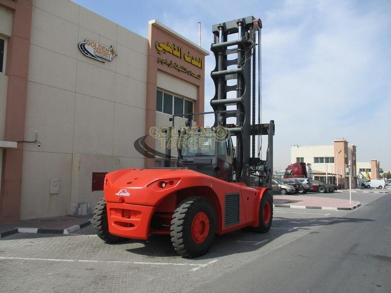 Linde - Chariot porte-conteneur: photos 3 Linde - Chariot porte-conteneur: photos 3