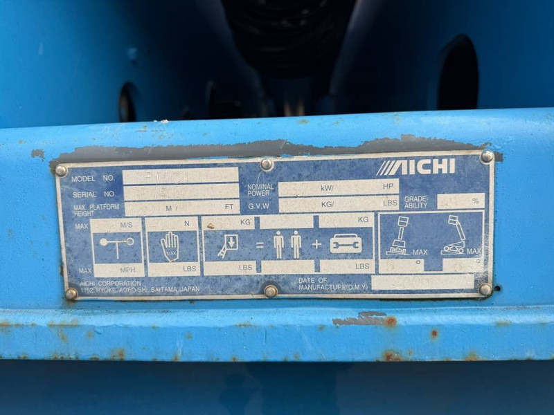 Nacelle télescopique Aichi SP 14CJ: photos 14