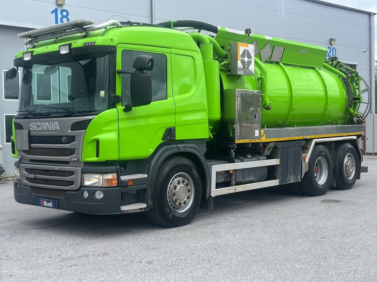 Slamsugsbil Scania P400 6X2-4 -2012 | Korp & Son | ADR - Camion hydrocureur: photos 1 Slamsugsbil Scania P400 6X2-4 -2012 | Korp & Son | ADR - Camion hydrocureur: photos 1
