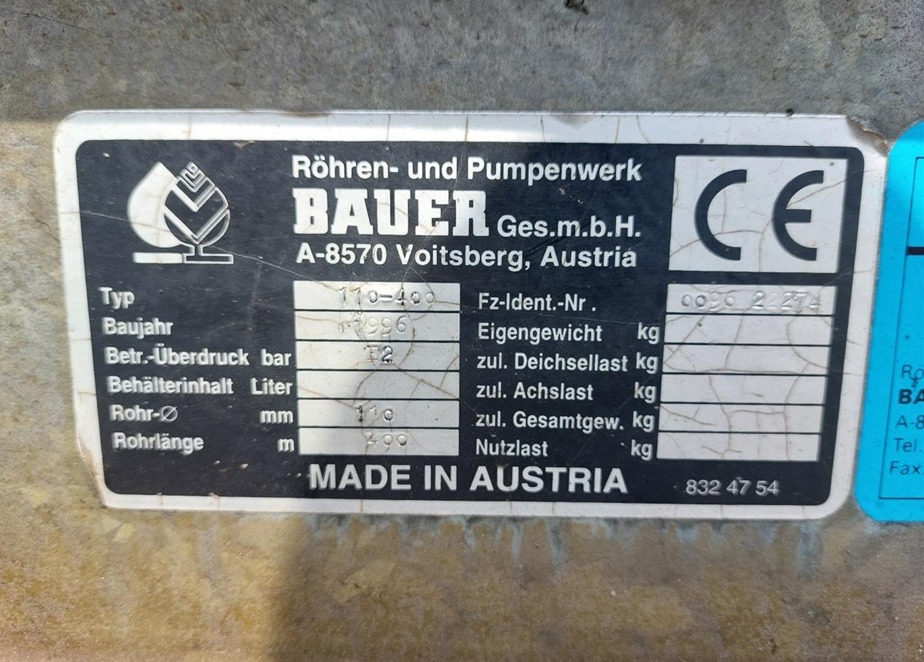 Matériel d'irrigation Bauer E2 110 X 400: photos 8