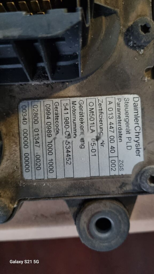 Mercedes-Benz PLD MODUL Mercedes-Benz ACTROS MP2 MP3 - Bloc de gestion pour Camion: photos 3 Mercedes-Benz PLD MODUL Mercedes-Benz ACTROS MP2 MP3 - Bloc de gestion pour Camion: photos 3