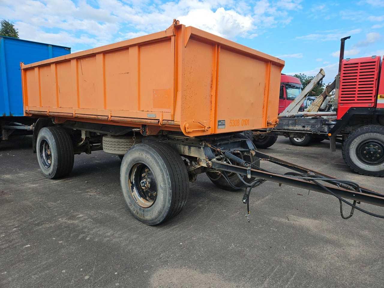 Tebbe ZK 180 Dreiseitenkipper - Remorque benne: photos 2 Tebbe ZK 180 Dreiseitenkipper - Remorque benne: photos 2