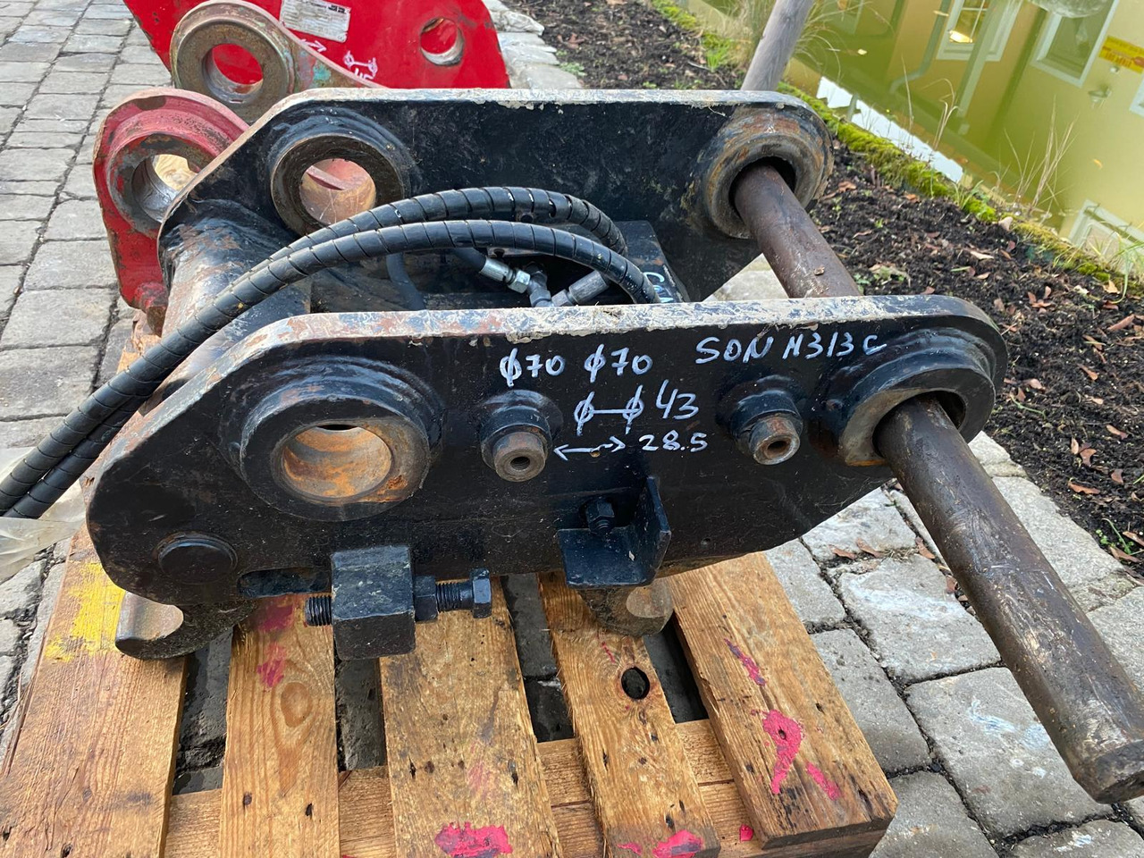 Lehnhoff CAT 313, Rädlinger - Attache rapide: photos 1 Lehnhoff CAT 313, Rädlinger - Attache rapide: photos 1