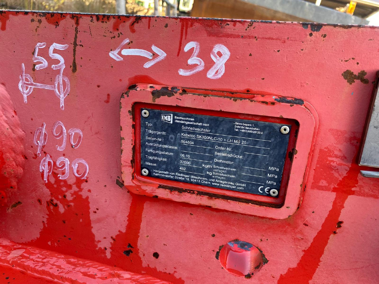 Lehnhoff MS 25 New Holland 215 - Attache rapide: photos 3 Lehnhoff MS 25 New Holland 215 - Attache rapide: photos 3