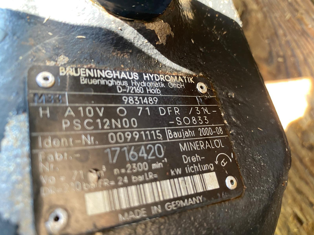 Pompe hydraulique pour Engins de chantier Liebherr A4VG125, PVG350 aus L564: photos 9