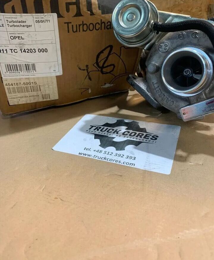 Nowa Turbosprężarka Garrett Opel Astra G/CC 17DTL 50kW/68KM 454187-5001S for car - Turbocompresseur pour Voiture: photos 1 Nowa Turbosprężarka Garrett Opel Astra G/CC 17DTL 50kW/68KM 454187-5001S for car - Turbocompresseur pour Voiture: photos 1