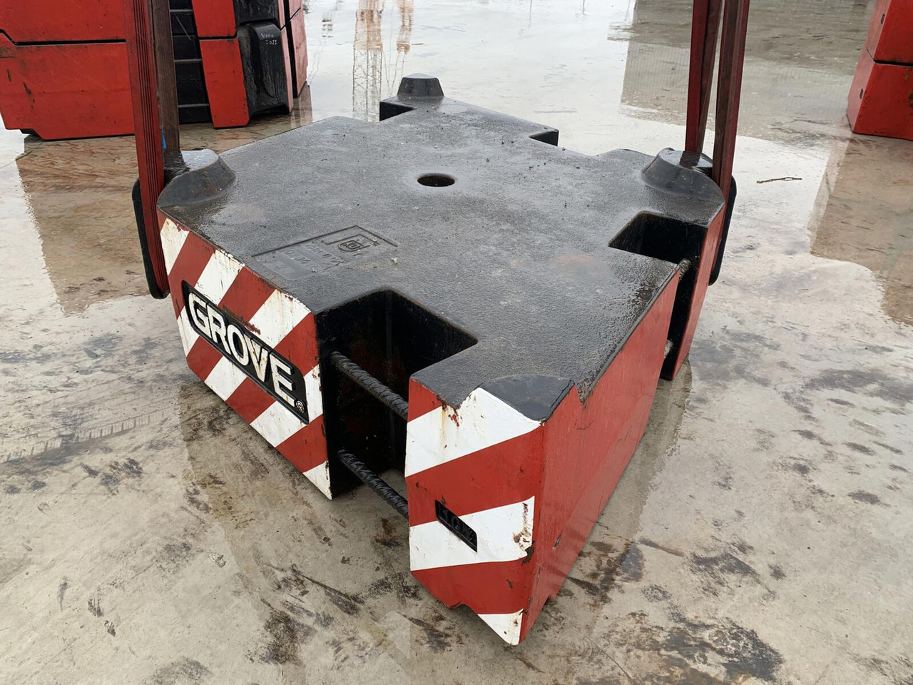 Grove GMK 6400 counterweight 10 ton - Contrepoids pour Grue mobile: photos 4 Grove GMK 6400 counterweight 10 ton - Contrepoids pour Grue mobile: photos 4