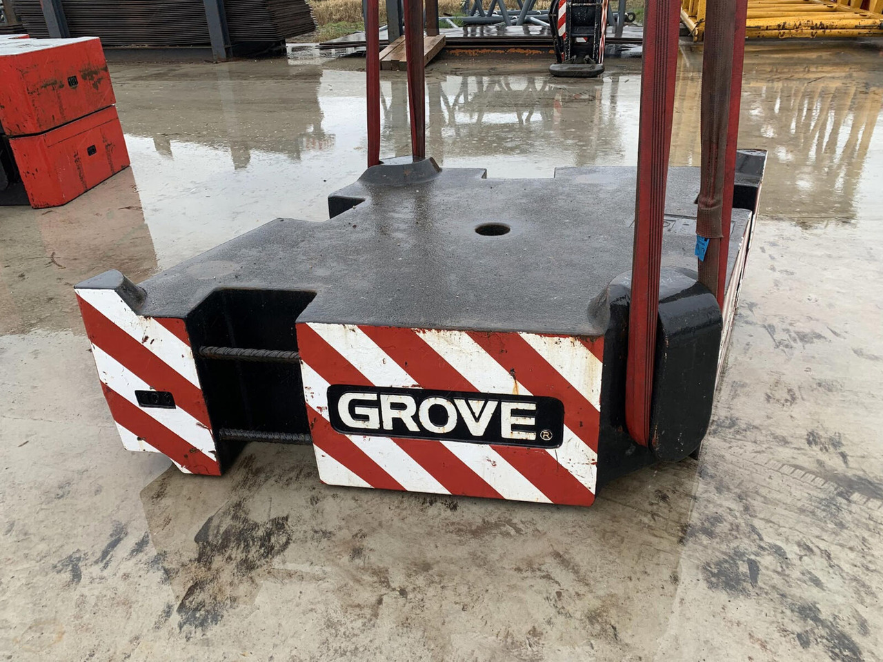 Grove GMK 6400 counterweight 10 ton - Contrepoids pour Grue mobile: photos 1 Grove GMK 6400 counterweight 10 ton - Contrepoids pour Grue mobile: photos 1