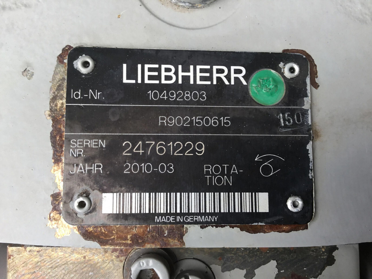 Pompe hydraulique pour Grue mobile Liebherr LTM 1400-7.1 hydraulic two-stage pump: photos 7