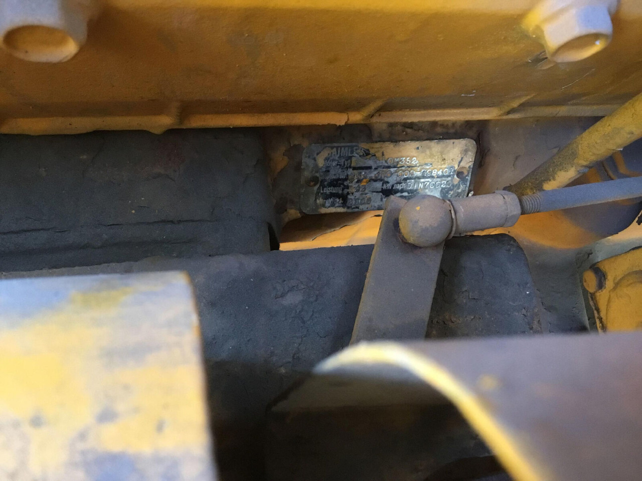 Moteur pour Grue mobile Mercedes-Benz LTM 1060 upper engine Mercedes OM 352: photos 7