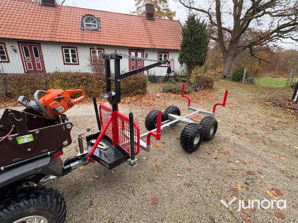 ATV timmervagn - Honda LT-13 - Remorque forestière: photos 4 ATV timmervagn - Honda LT-13 - Remorque forestière: photos 4