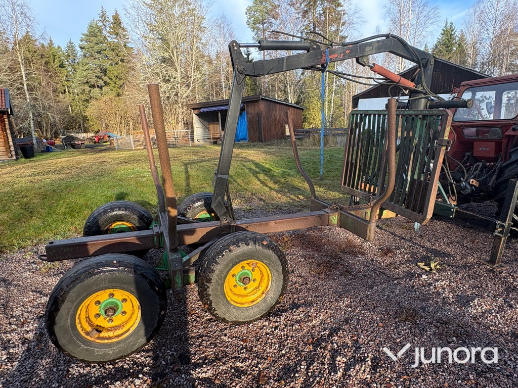 Skogsvagn - 5 * 2 meter - Remorque forestière: photos 2 Skogsvagn - 5 * 2 meter - Remorque forestière: photos 2