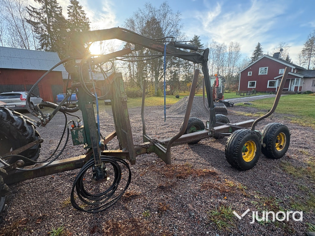 Skogsvagn - 5 * 2 meter - Remorque forestière: photos 3 Skogsvagn - 5 * 2 meter - Remorque forestière: photos 3