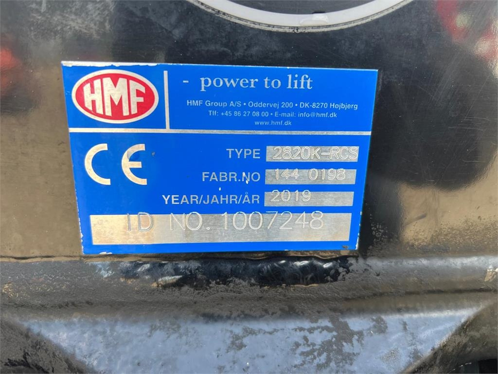 HMF 2820K5 RCS  - Grue auxiliaire pour Camion: photos 3 HMF 2820K5 RCS  - Grue auxiliaire pour Camion: photos 3