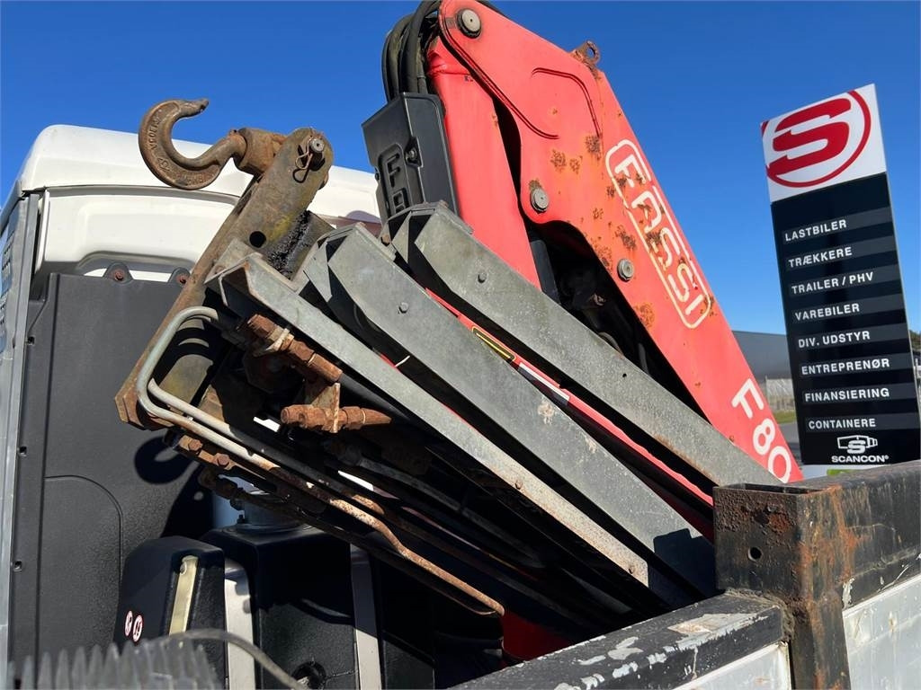 Camion porte-voitures MAN TGL 12-240 4x2 BL - Fassi kran: photos 7