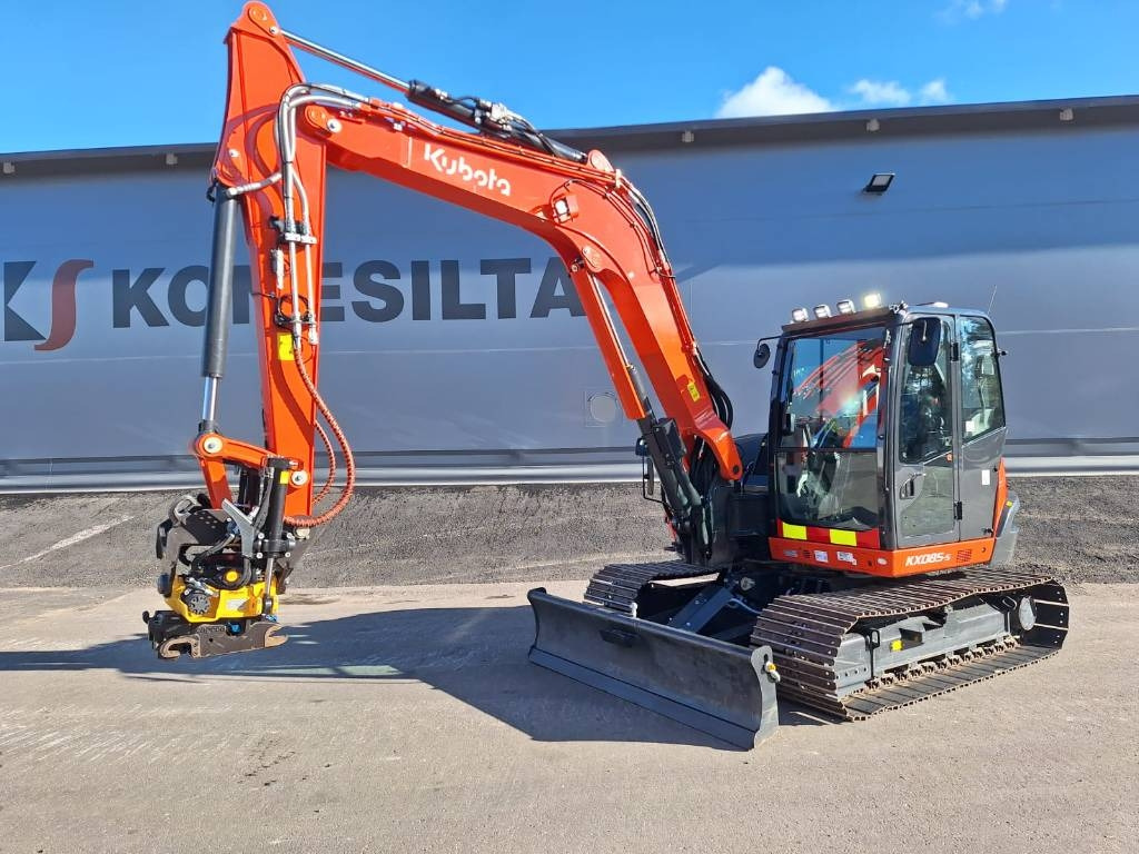 Kubota KX085-5 PYÖRITTÄJÄLLÄ, PIENET TUNNIT - Mini pelle: photos 2 Kubota KX085-5 PYÖRITTÄJÄLLÄ, PIENET TUNNIT - Mini pelle: photos 2