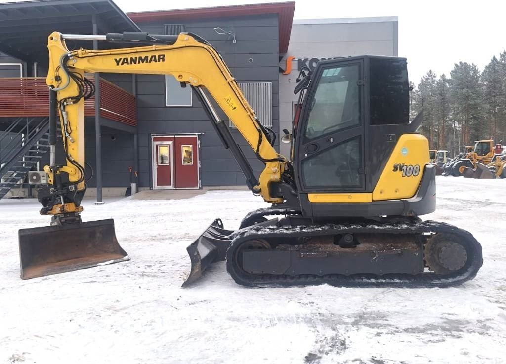 Yanmar SV100-2A PYÖRITTÄJÄLLÄ - Mini pelle: photos 1 Yanmar SV100-2A PYÖRITTÄJÄLLÄ - Mini pelle: photos 1