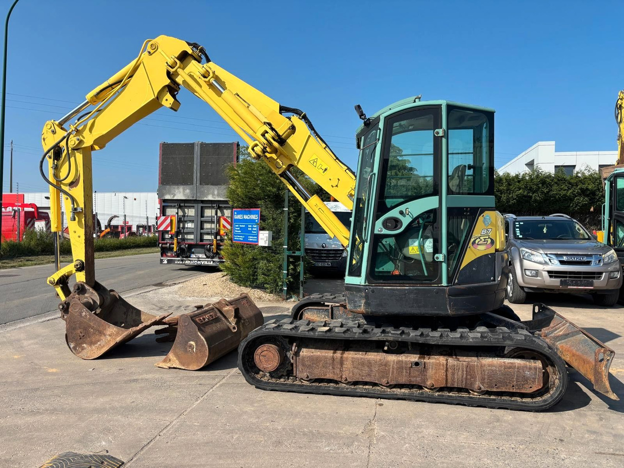 Yanmar B7 Sigma. 3 Löffel. - Mini pelle: photos 2 Yanmar B7 Sigma. 3 Löffel. - Mini pelle: photos 2