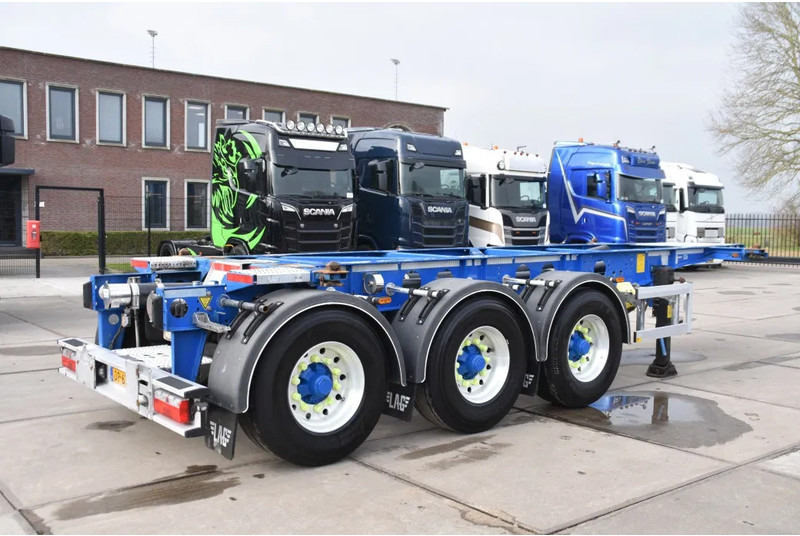 LAG O-3-CC - 20FT SWAP - ADR FL - ALCOA - BPW AXLES - DISC BRAKES - EMPTY WEIGHT 3080 KG!! - Semi-remorque porte-conteneur/ Caisse mobile: photos 2 LAG O-3-CC - 20FT SWAP - ADR FL - ALCOA - BPW AXLES - DISC BRAKES - EMPTY WEIGHT 3080 KG!! - Semi-remorque porte-conteneur/ Caisse mobile: photos 2