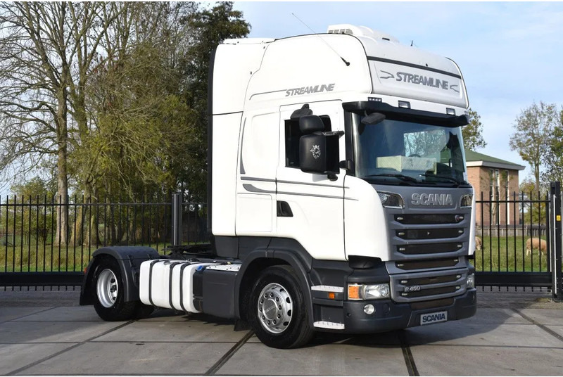 Scania R450 TL 4x2 - RETARDER - 815 TKM - PTO - PARK. AIRCO - NAVI - 2 x FUEL TANKS - GOOD CONDITION - - Tracteur routier: photos 1 Scania R450 TL 4x2 - RETARDER - 815 TKM - PTO - PARK. AIRCO - NAVI - 2 x FUEL TANKS - GOOD CONDITION - - Tracteur routier: photos 1