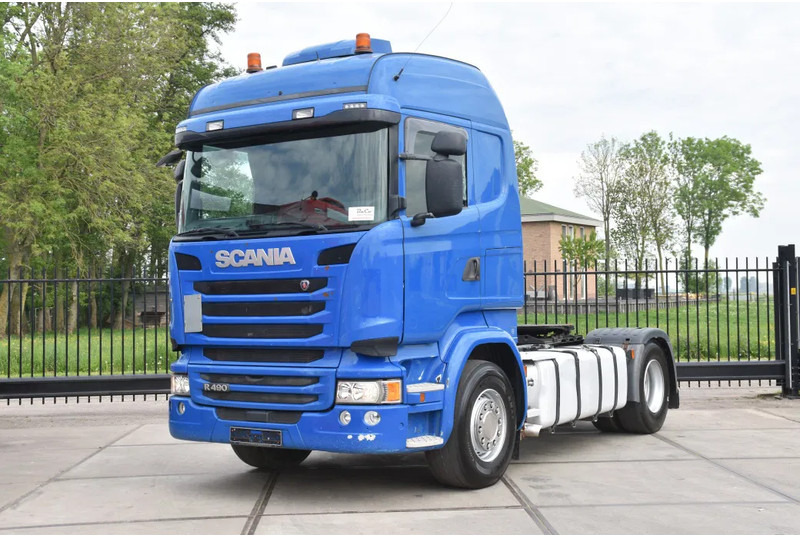 Scania R490 HL 4x2 - RETARDER - HYDRAULIC SYSTEM - 773 TKM - PARK. AIRCO - 2 BEDS - PTO - DIFF. LOCK - - Tracteur routier: photos 1 Scania R490 HL 4x2 - RETARDER - HYDRAULIC SYSTEM - 773 TKM - PARK. AIRCO - 2 BEDS - PTO - DIFF. LOCK - - Tracteur routier: photos 1