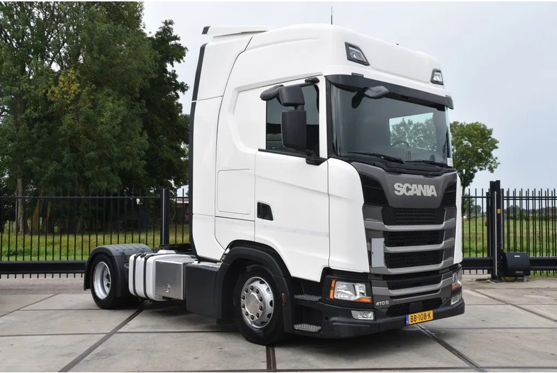 Scania S410 4x2EB MEGA 95 cm or 103 cm driving height - RETARDER - 822 TKM - FULL AIR - PARK. AIRCO - 2 x FUEL TANKS - TOP CONDITION - - Tracteur routier: photos 1 Scania S410 4x2EB MEGA 95 cm or 103 cm driving height - RETARDER - 822 TKM - FULL AIR - PARK. AIRCO - 2 x FUEL TANKS - TOP CONDITION - - Tracteur routier: photos 1