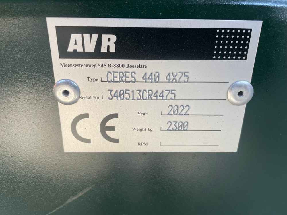 AVR CERES 440 - Matériel de récolte: photos 3 AVR CERES 440 - Matériel de récolte: photos 3