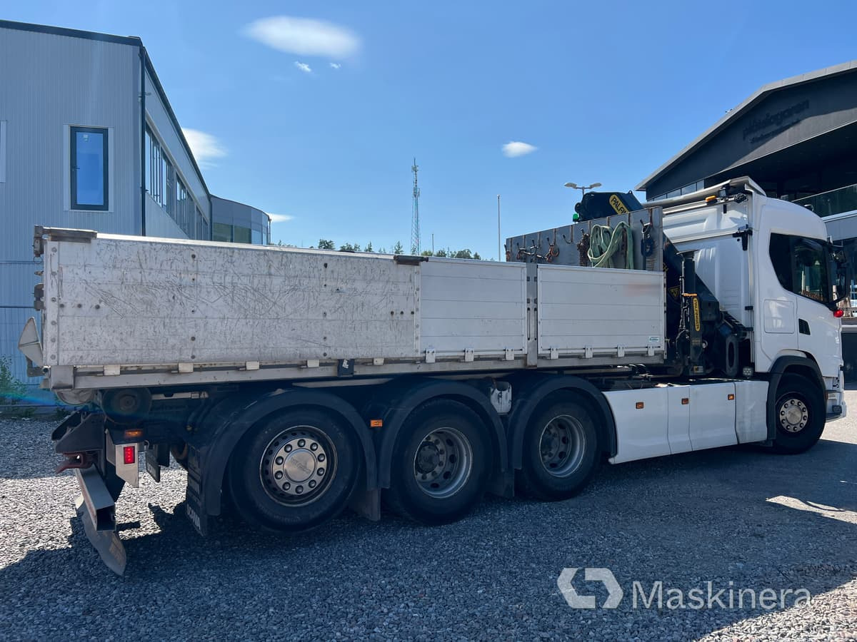 Kranväxlare Scania G450 8x4 med tillbehör - Camion ampliroll, Camion grue: photos 5 Kranväxlare Scania G450 8x4 med tillbehör - Camion ampliroll, Camion grue: photos 5