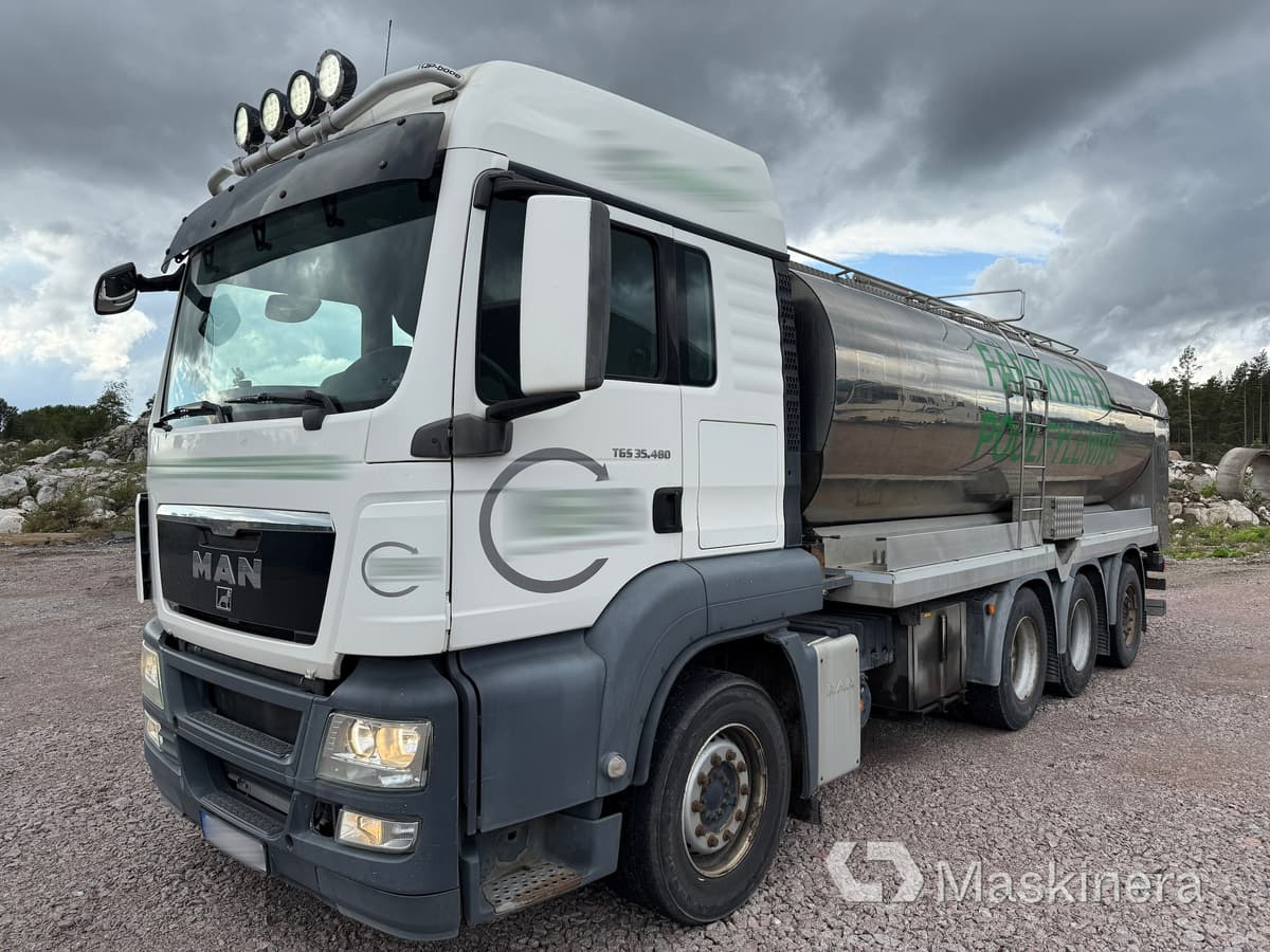 Vatten/Tankbil Man TGS 35.480 8X4-4 BL - Camion citerne: photos 1 Vatten/Tankbil Man TGS 35.480 8X4-4 BL - Camion citerne: photos 1