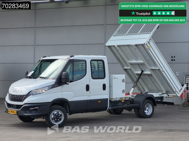 Iveco Daily 35C16 3.0L Kipper met Kist Dubbel Cabine 160PK Dubbellucht 3,5t Trekhaak Navi Airco Cruise Camera Euro6 Kieper Tipper Benne 2m3 - Utilitaire benne: photos 1 Iveco Daily 35C16 3.0L Kipper met Kist Dubbel Cabine 160PK Dubbellucht 3,5t Trekhaak Navi Airco Cruise Camera Euro6 Kieper Tipper Benne 2m3 - Utilitaire benne: photos 1