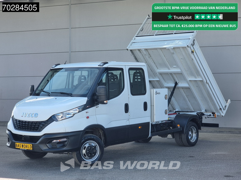 Iveco Daily 35C16 3.0L Kipper met Kist Dubbel Cabine Dubbellucht 3,5t Trekhaak Airco Cruise Euro6 Kieper Tipper Benne Airco Dubbel cabine Tr - Utilitaire plateau: photos 1 Iveco Daily 35C16 3.0L Kipper met Kist Dubbel Cabine Dubbellucht 3,5t Trekhaak Airco Cruise Euro6 Kieper Tipper Benne Airco Dubbel cabine Tr - Utilitaire plateau: photos 1
