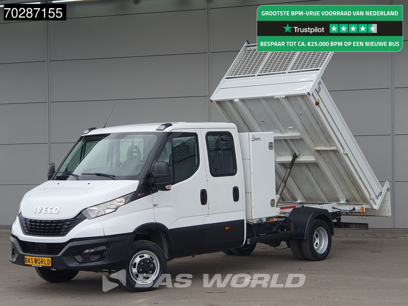 Iveco Daily 35C16 3.0L Kipper met Kist Dubbel Cabine Dubbellucht 3,5t Trekhaak Airco Euro6 Tipper Benne Kieper 2m3 Airco Trekhaak - Utilitaire benne: photos 1 Iveco Daily 35C16 3.0L Kipper met Kist Dubbel Cabine Dubbellucht 3,5t Trekhaak Airco Euro6 Tipper Benne Kieper 2m3 Airco Trekhaak - Utilitaire benne: photos 1