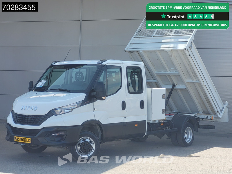 Iveco Daily 35C16 3.0L Kipper met Kist Dubbel Cabine Dubbellucht 3,5t Trekhaak Navi Airco Cruise Camera Euro6 Tipper Benne Kieper 2m3 Airco - Utilitaire benne: photos 1 Iveco Daily 35C16 3.0L Kipper met Kist Dubbel Cabine Dubbellucht 3,5t Trekhaak Navi Airco Cruise Camera Euro6 Tipper Benne Kieper 2m3 Airco - Utilitaire benne: photos 1