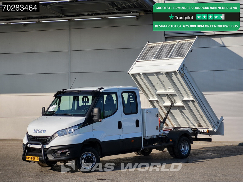 Utilitaire benne Iveco Daily 35C16 3.0L Special Edition Kipper met Kist Dubbel Cabine Dubbellucht 3,5t Trekhaak Airco Cruise Euro6 Tipper Benne Kieper 2m3 Ai: photos 1