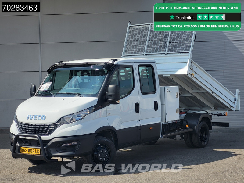 Iveco Daily 35C16 3.0L Special Edition Kipper met Kist Dubbel Cabine Dubbellucht 3,5t Trekhaak Airco Cruise Euro6 Tipper Benne Kieper Airco - Utilitaire benne: photos 1 Iveco Daily 35C16 3.0L Special Edition Kipper met Kist Dubbel Cabine Dubbellucht 3,5t Trekhaak Airco Cruise Euro6 Tipper Benne Kieper Airco - Utilitaire benne: photos 1