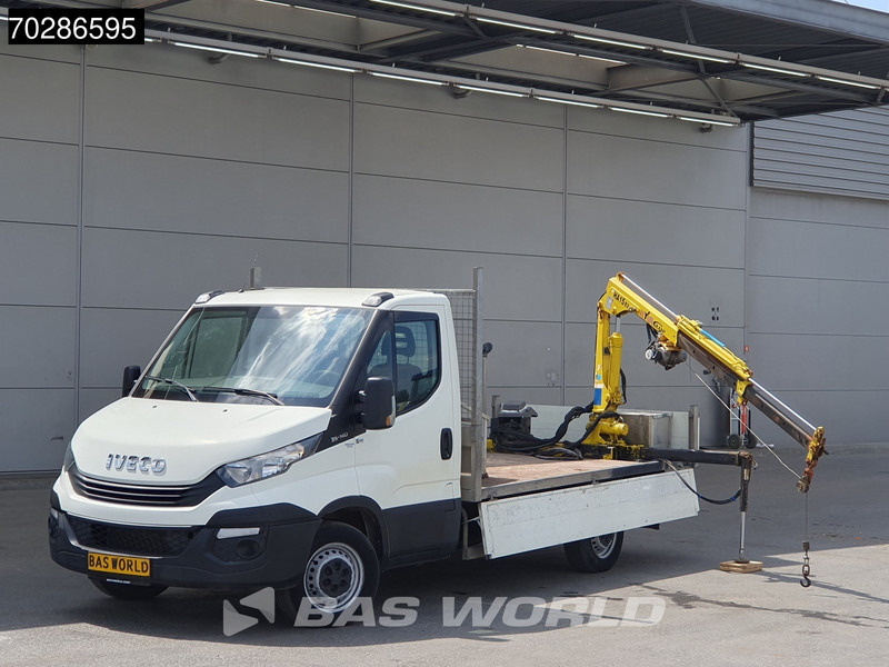 Iveco Daily 35S14 Open Laadbak Kraanwagen Hyva HA15 Euro6 3,5t Trekhaak Crane Kranwagen Pritsche Pickup Open Box Trekhaak - Utilitaire plateau: photos 5 Iveco Daily 35S14 Open Laadbak Kraanwagen Hyva HA15 Euro6 3,5t Trekhaak Crane Kranwagen Pritsche Pickup Open Box Trekhaak - Utilitaire plateau: photos 5