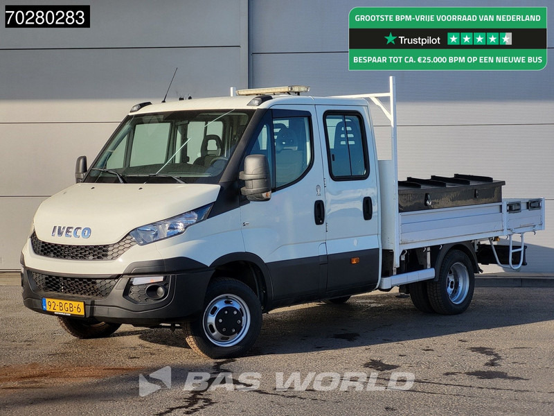 Iveco Daily 50C17 3,0L Automaat 170PK HIAB 017T-2 DC Open laadbak Dubbellucht Airco Euro6 Pickup Crane Kraanwagen Kranwagen Pritsche Airco D - Utilitaire plateau: photos 1 Iveco Daily 50C17 3,0L Automaat 170PK HIAB 017T-2 DC Open laadbak Dubbellucht Airco Euro6 Pickup Crane Kraanwagen Kranwagen Pritsche Airco D - Utilitaire plateau: photos 1