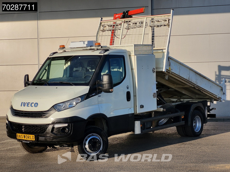 Iveco Daily 70C18 3.0L Driezijdige Kipper 500KG Kraan Kraanwagen Open Laadbak 3,5t Trekhaak Airco Cruise Euro6 Kraan Crane Kranwagen Kipper - Utilitaire benne: photos 2 Iveco Daily 70C18 3.0L Driezijdige Kipper 500KG Kraan Kraanwagen Open Laadbak 3,5t Trekhaak Airco Cruise Euro6 Kraan Crane Kranwagen Kipper - Utilitaire benne: photos 2
