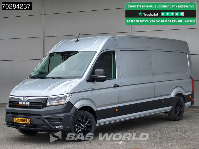 MAN TGE 3.180 Automaat 2025 Facelift L4H3 Trekhaak LED ACC Navi Airco Camera Parkeersensoren Euro6 L3H2 15m3 Airco Trekhaak - Fourgon utilitaire: photos 1 MAN TGE 3.180 Automaat 2025 Facelift L4H3 Trekhaak LED ACC Navi Airco Camera Parkeersensoren Euro6 L3H2 15m3 Airco Trekhaak - Fourgon utilitaire: photos 1