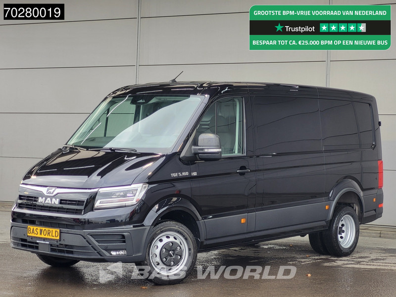 MAN TGE 5.160 Uniek! Dubbellucht 2025-Model Automaat L3H2 Laag Dak ACC Navi LED Airco Camera Parkeersensoren CarPlay Euro6 L2H1 Airco - Fourgon utilitaire: photos 1 MAN TGE 5.160 Uniek! Dubbellucht 2025-Model Automaat L3H2 Laag Dak ACC Navi LED Airco Camera Parkeersensoren CarPlay Euro6 L2H1 Airco - Fourgon utilitaire: photos 1