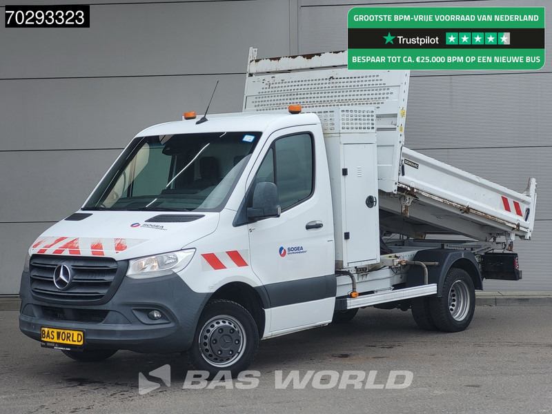 Mercedes-Benz Sprinter 514 CDI 3 zijdige Kipper 3.5t trekhaak MBUX Navi Camera Tipper Benne Open laadbak Kieper 2m3 Airco Trekhaak Cruise control - Utilitaire benne: photos 1 Mercedes-Benz Sprinter 514 CDI 3 zijdige Kipper 3.5t trekhaak MBUX Navi Camera Tipper Benne Open laadbak Kieper 2m3 Airco Trekhaak Cruise control - Utilitaire benne: photos 1