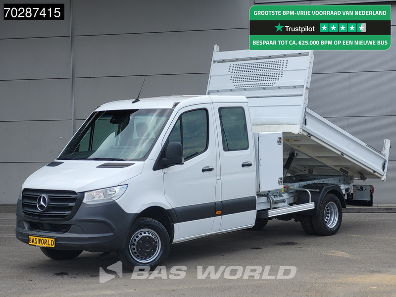 Utilitaire benne Mercedes-Benz Sprinter 514 CDI Kipper met Kist Dubbel Cabine Dubbellucht 3,5t Trekhaak Airco Cruise MBUX CarPlay Euro6 Tipper Benne Kieper 2m3 Airco Tr: photos 1