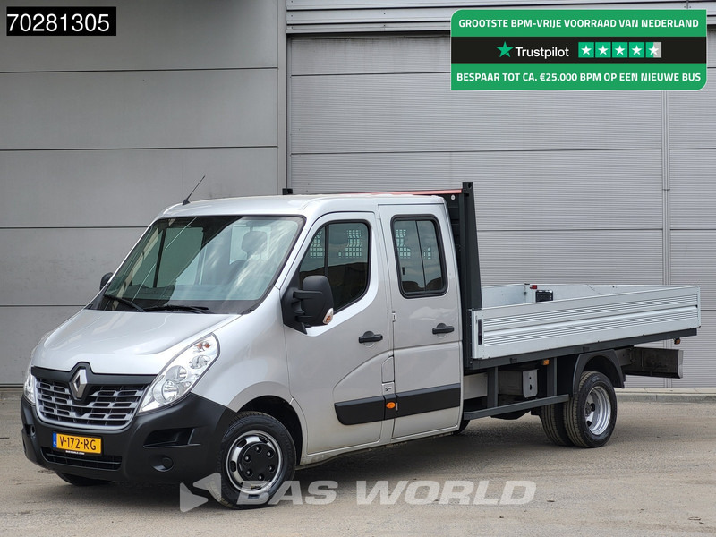 Renault Master 145PK Dubbellucht Open Laadbak Dubbel Cabine 3,5t Trekhaak Navi Airco Cruise Camera Pickup Pritsche Open Box Airco Trekhaak Cruise con - Utilitaire plateau: photos 1 Renault Master 145PK Dubbellucht Open Laadbak Dubbel Cabine 3,5t Trekhaak Navi Airco Cruise Camera Pickup Pritsche Open Box Airco Trekhaak Cruise con - Utilitaire plateau: photos 1