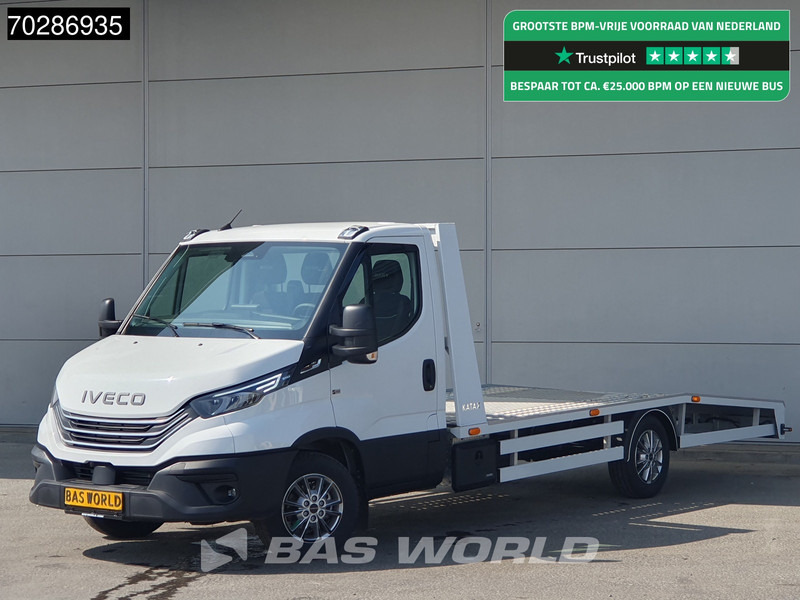 Iveco Daily 35S18 3.0L Autotransporter Automaat 3,5t Trekhaak Navi ACC LED Airco Lier Euro6 Oprijwagen Cartransporter Trekhaak - Véhicule utilitaire: photos 1 Iveco Daily 35S18 3.0L Autotransporter Automaat 3,5t Trekhaak Navi ACC LED Airco Lier Euro6 Oprijwagen Cartransporter Trekhaak - Véhicule utilitaire: photos 1