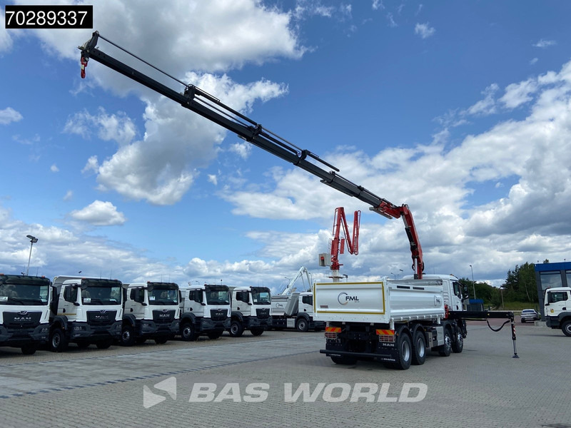 MAN TGS 35.440 8X4 NEW! Fassi F275.026 Kran Crane 13m3 3-Sided Tipper Big-Axle Euro 6 - Camion benne, Camion grue: photos 5 MAN TGS 35.440 8X4 NEW! Fassi F275.026 Kran Crane 13m3 3-Sided Tipper Big-Axle Euro 6 - Camion benne, Camion grue: photos 5