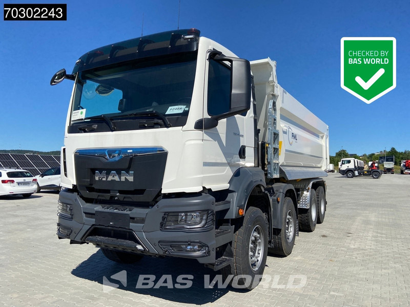 MAN TGS 41.400 8X4 NEW! 20m3 KH Kipper Manual Steel suspension Big-Axle EURO 2 - Camion benne: photos 1 MAN TGS 41.400 8X4 NEW! 20m3 KH Kipper Manual Steel suspension Big-Axle EURO 2 - Camion benne: photos 1