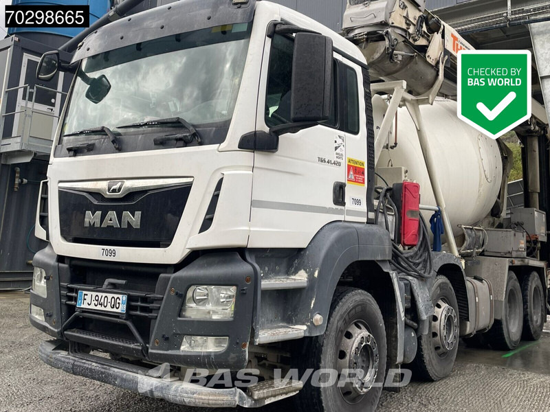 MAN TGS TGS 8X4 8m3 Putzmeister Mixer Big-Axle Steelsuspension Euro 6 - Camion malaxeur: photos 1 MAN TGS TGS 8X4 8m3 Putzmeister Mixer Big-Axle Steelsuspension Euro 6 - Camion malaxeur: photos 1